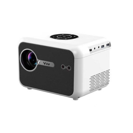 VIIV – Vidéo Projecteur Smart 1080P 900 ANSI Lumens, Autofocus Intelligent, Son Stéréo 3D 8W, Wi-Fi & Bluetooth, Compatible 4K