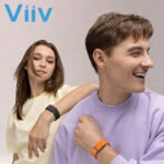 VIIV - Bracelet Connecté Sans Écran GX17 + 3 Bracelets Inclus, Suivi Santé 24/7, +120 Modes Sport, Étanche IP68, Compatible iOS & Android - Image 9